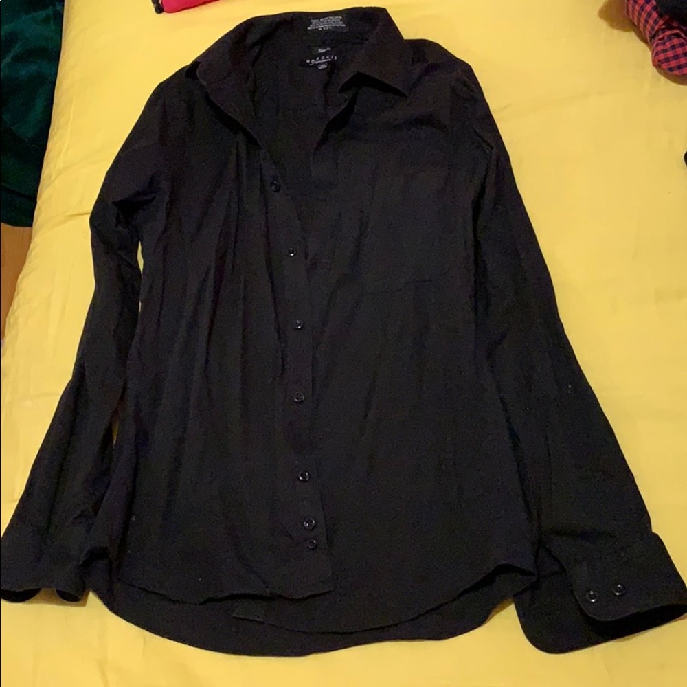 Black Long Sleeve Button Down - image 1